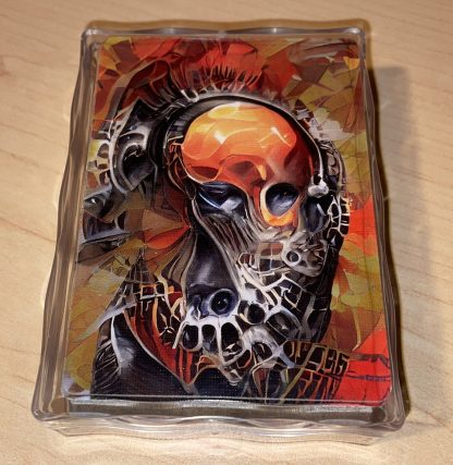 SeedPicker playing cards deck in box - Skull back