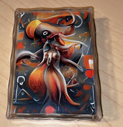 SeedPicker playing cards deck in box - Squid back